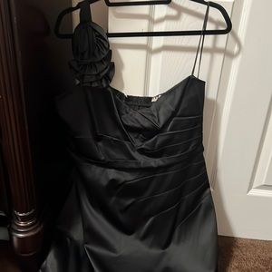 Black patty dress
